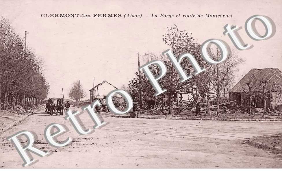 la Forge et route de Montcornet