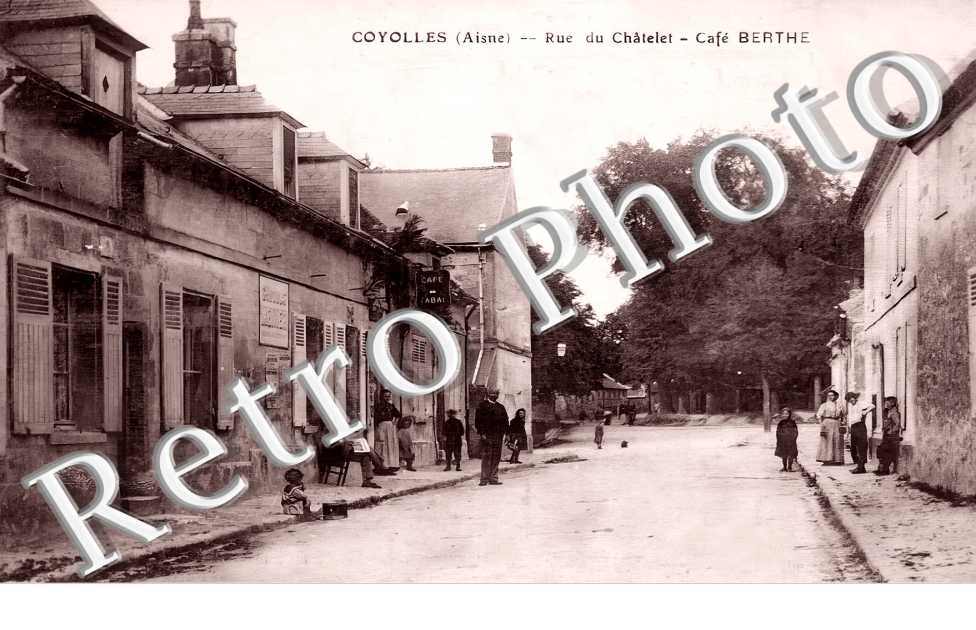 rue du Châtelet. Café Berthe