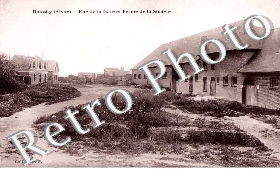 rue de la gare et ferme de la Société