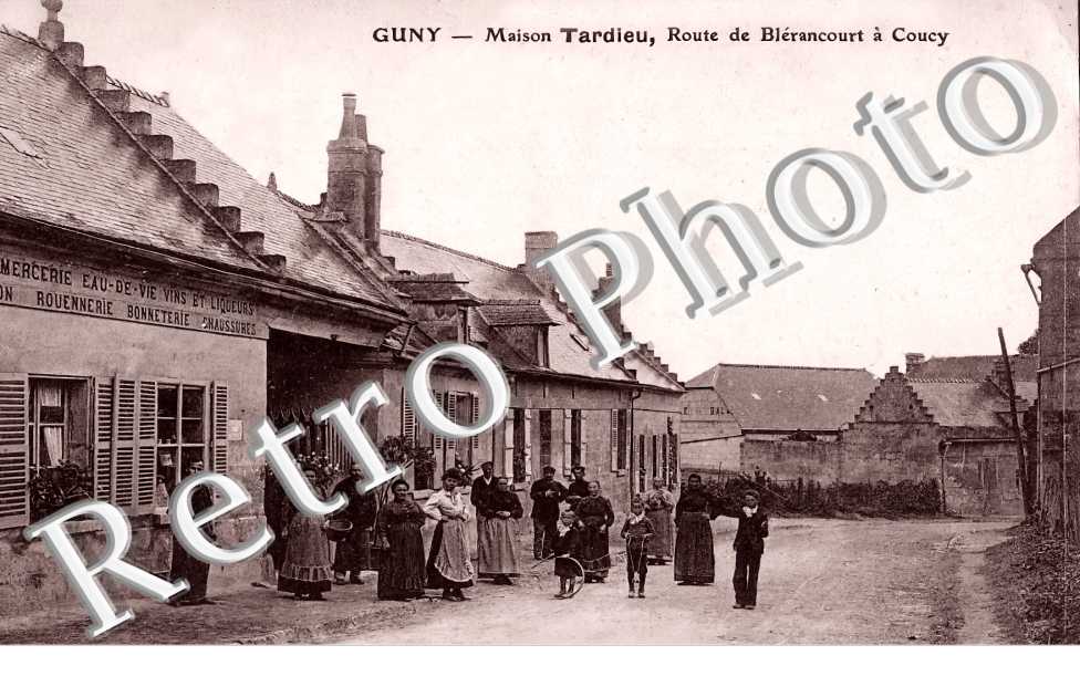 Maison Tardieu, route de Blérancourt à Coucy