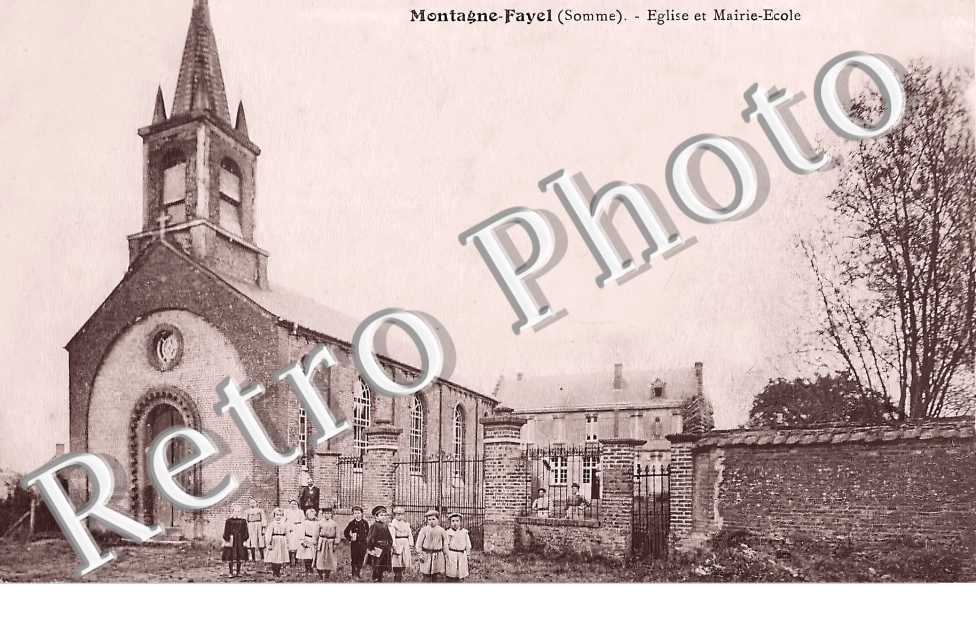 église et mairie école