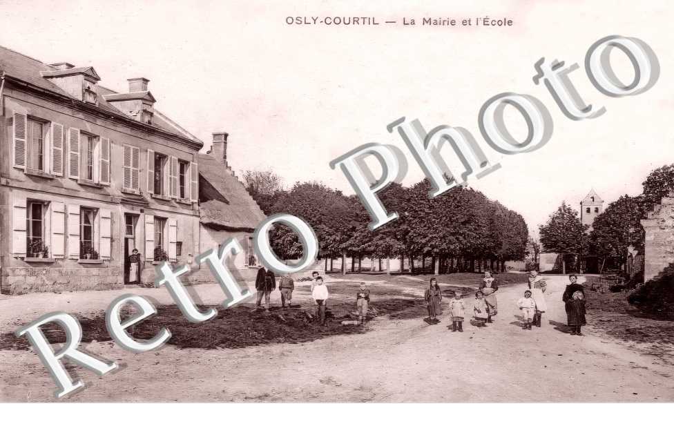 la mairie et l'école
