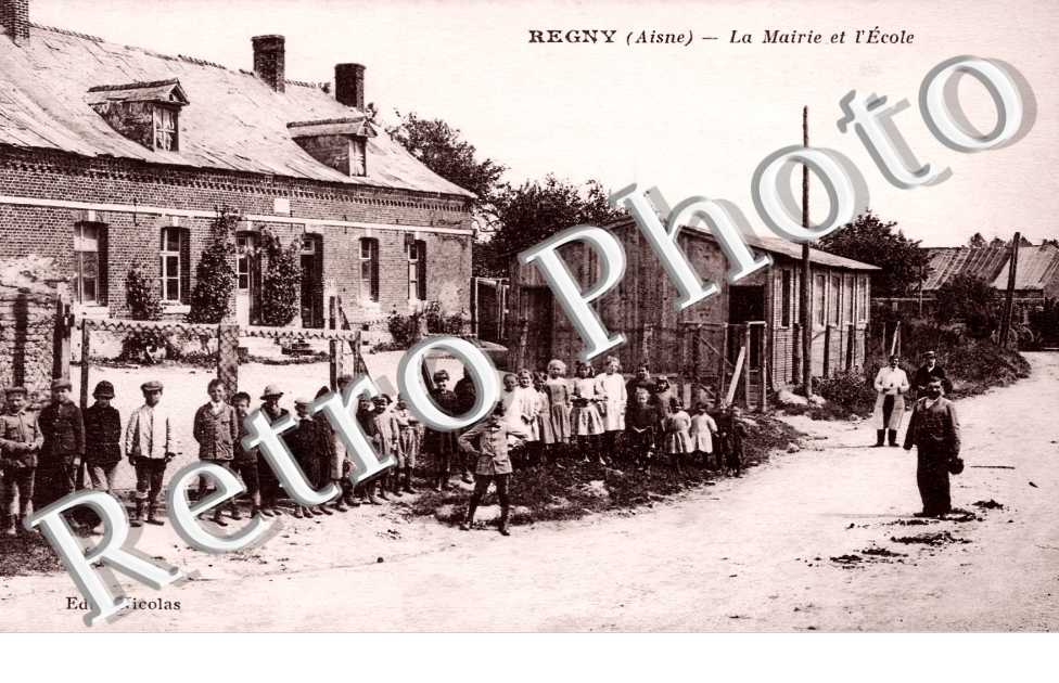 la mairie et l'école