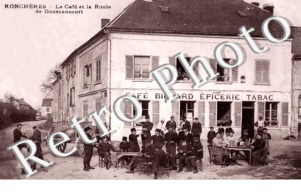 le café et la route de Goussancourt