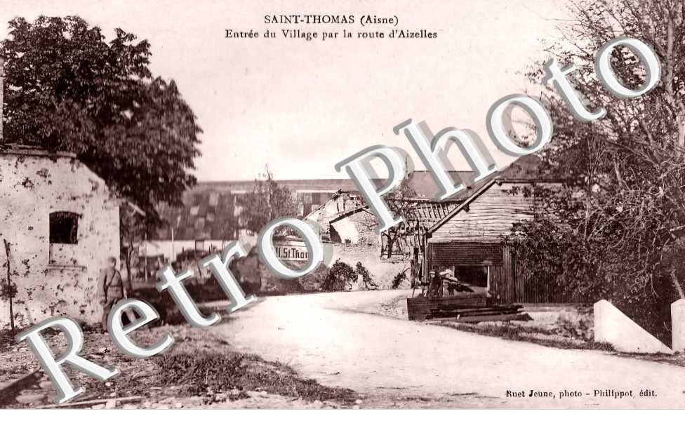 entrée du village par la route d'Aizelles