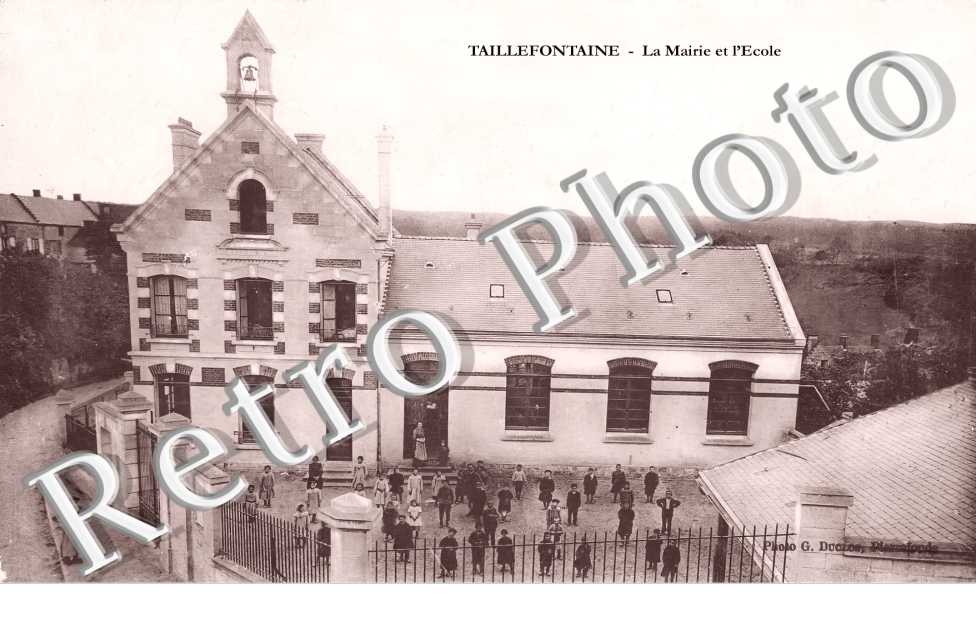la mairie et l'école
