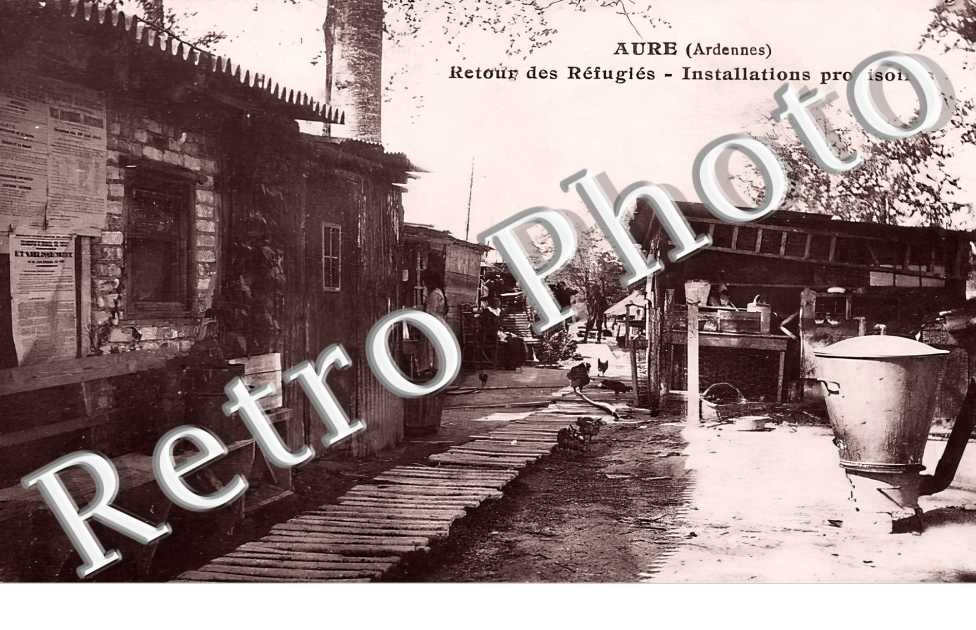 retour des réfugiés, installations provisoires