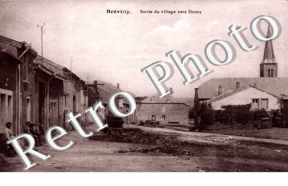 sortie du village vers Douzy