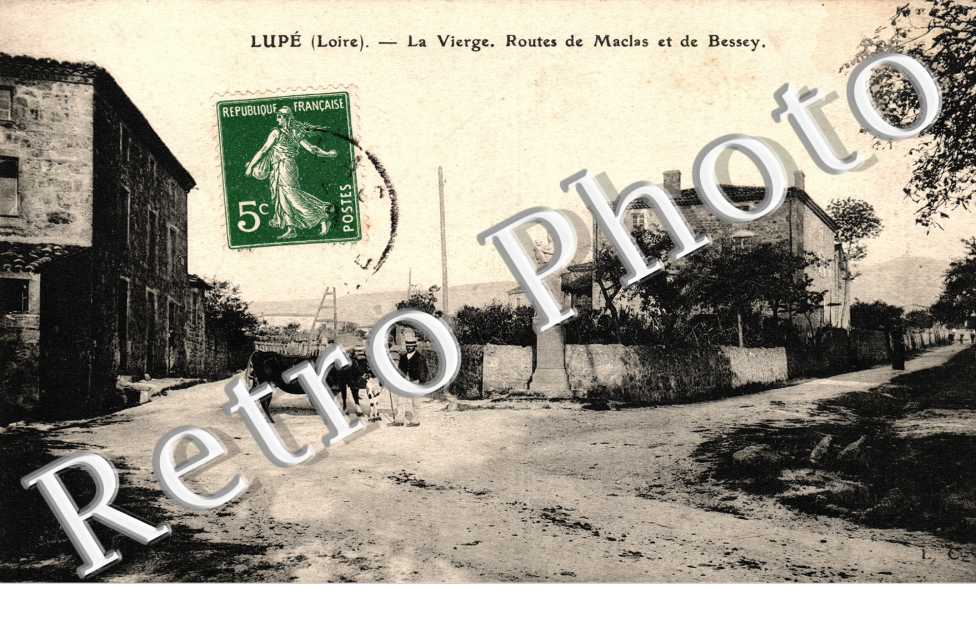 la Vierge. Routes de Maclas et de Bessey