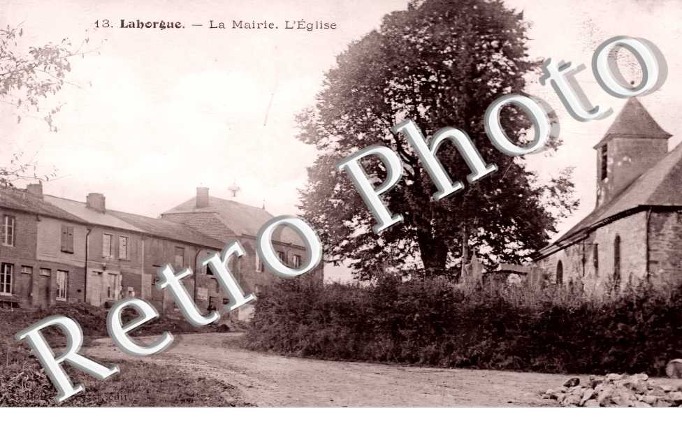 la mairie, l'église