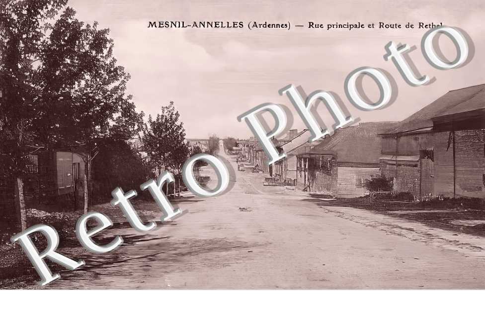 rue principale et route de Rethel