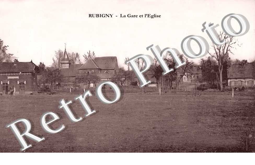 la gare et l'église