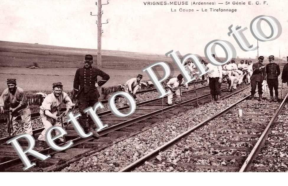 la Coupe. Le Tirefonnage - 5eme Génie E.C.F.