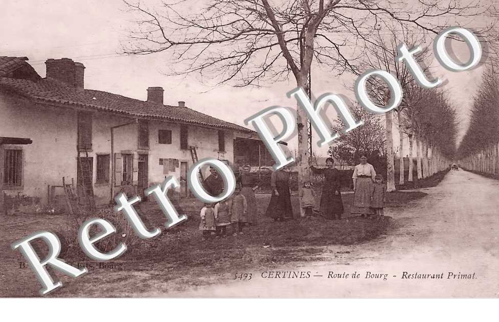 route de Bourg. Restaurant Primat.