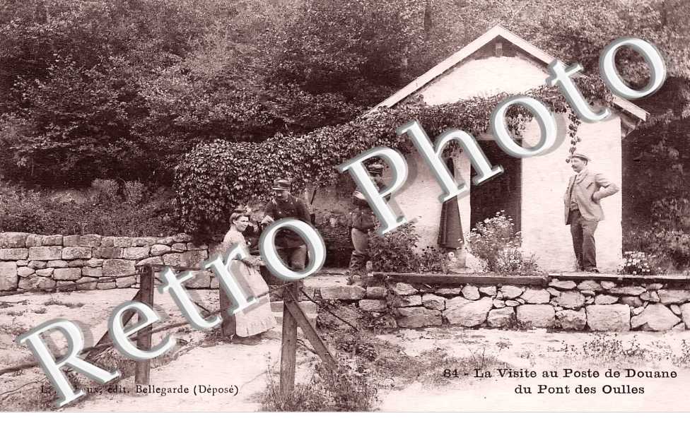 la visite au poste de Douane du Pont des Oulles