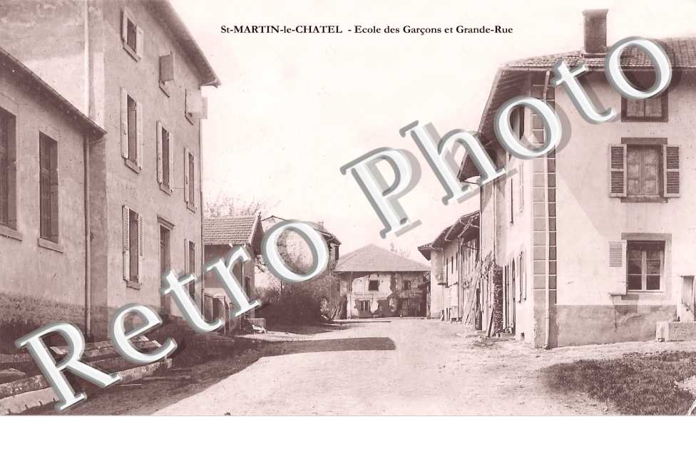 école de garçons et grande rue