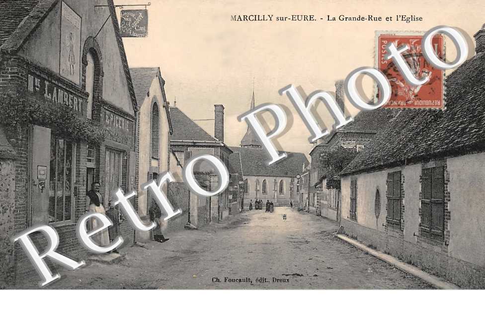 la grande rue et l'église