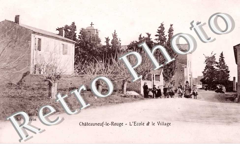 l'école et le village