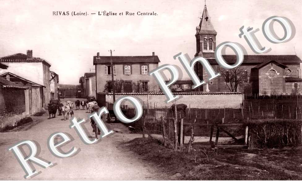 l'église et rue centrale