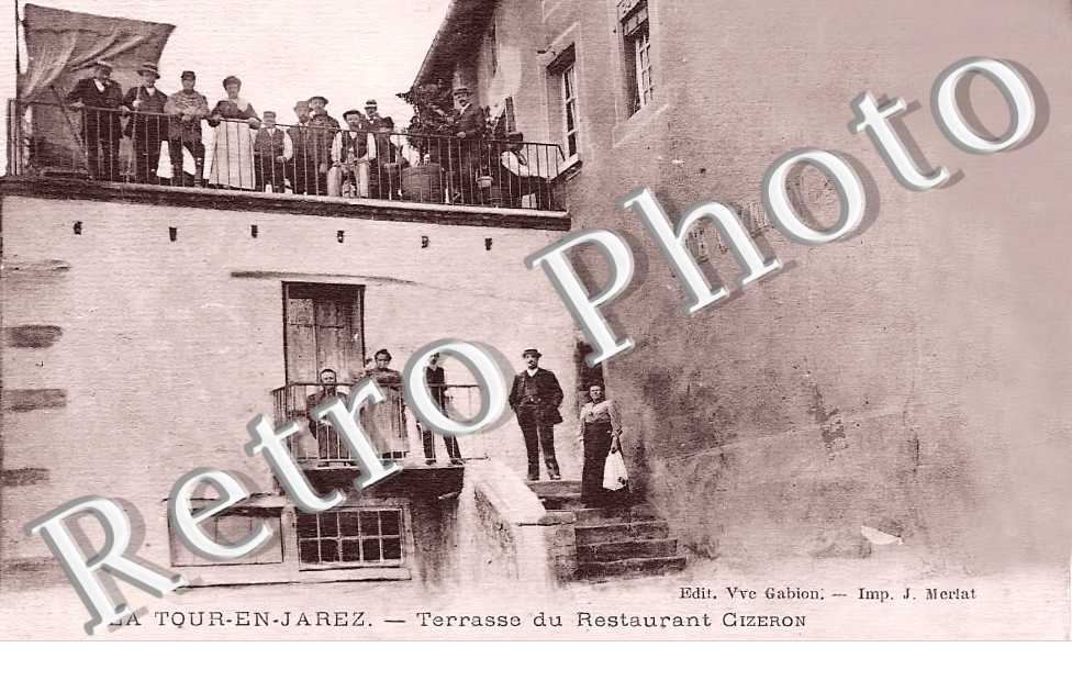 terrasse du restaurant Cizeron
