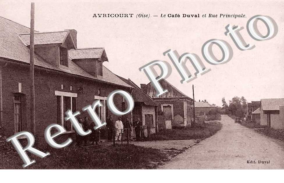 le Café Duval et rue principale