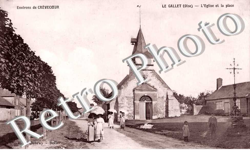 l'église et la place