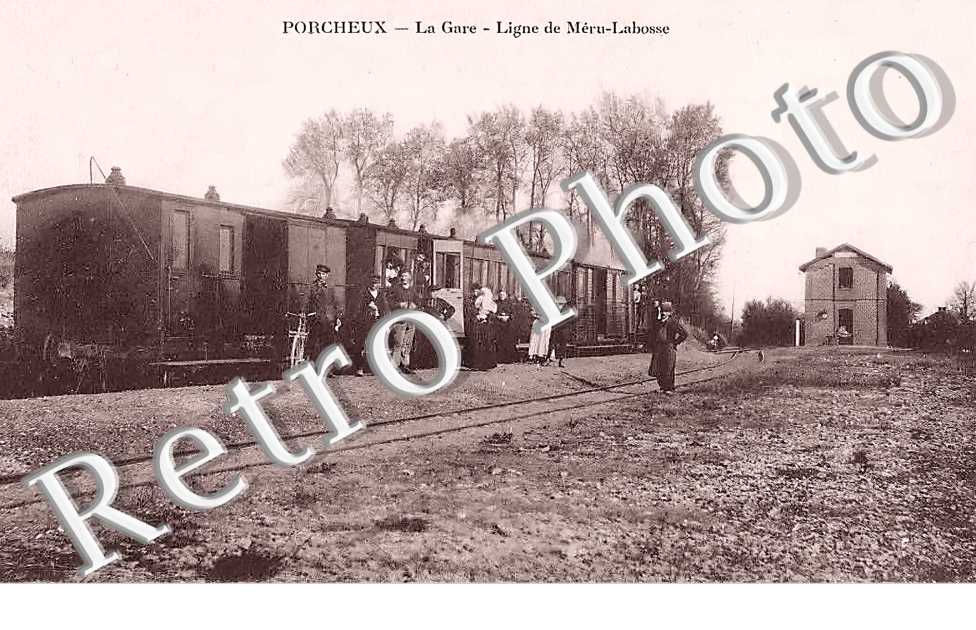 la gare. Ligne de Méru-Labosse