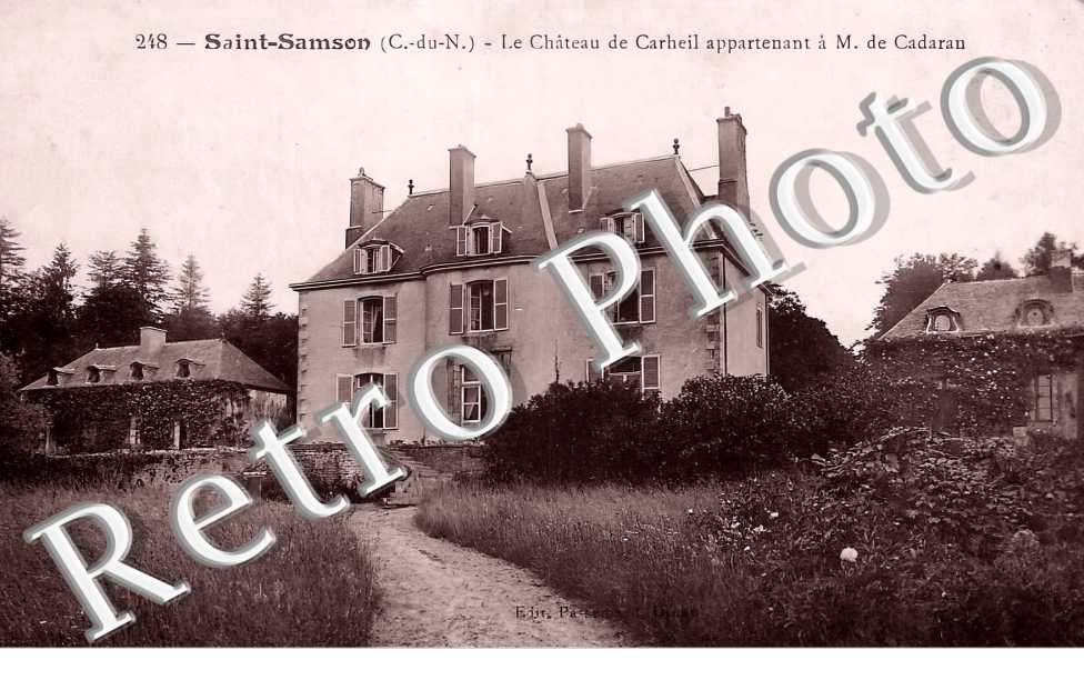 le Château de Carheil appartenant à M. de Cadarau