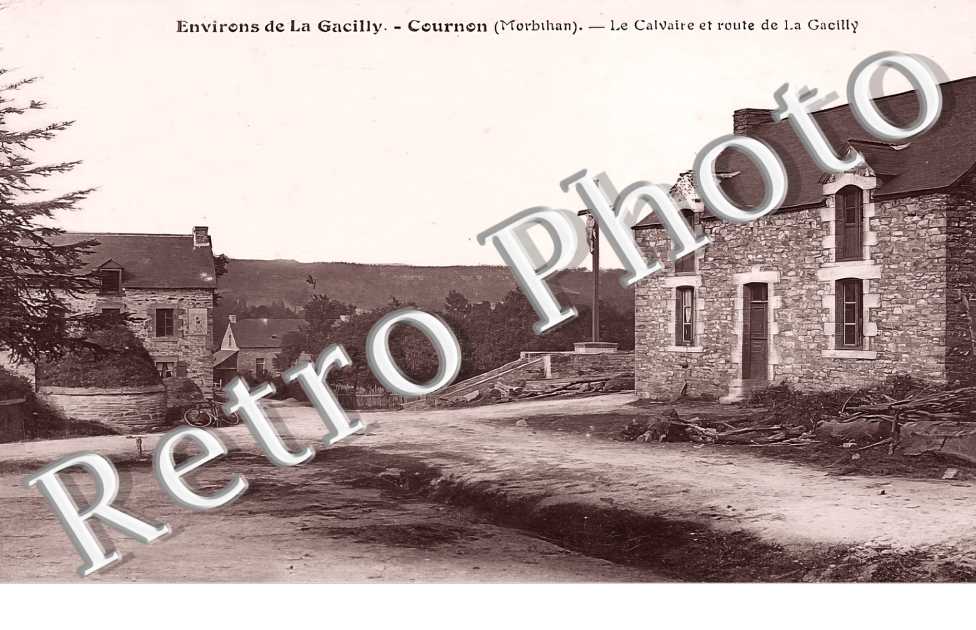 le Calvaire et route de La Gacilly