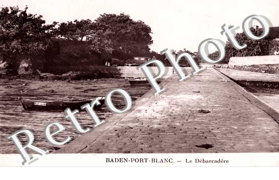 Baden-Port-Blanc. Le débarcadère