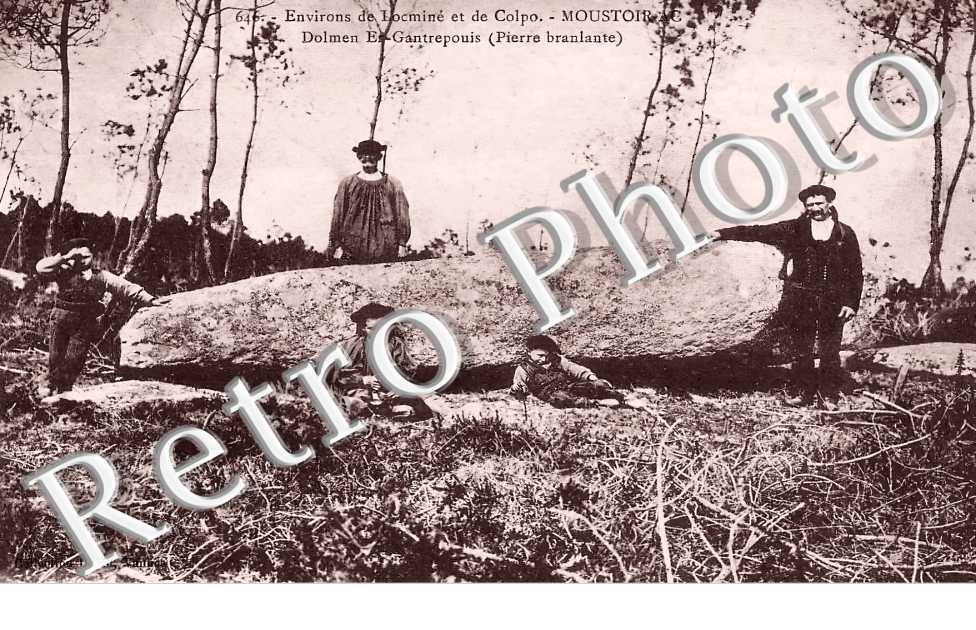 Dolmen Er-Gantrepouis (pierre branlante)