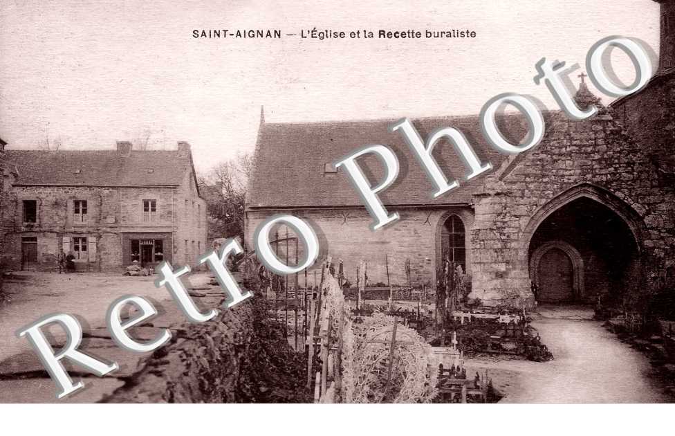 l'église et la recette buraliste