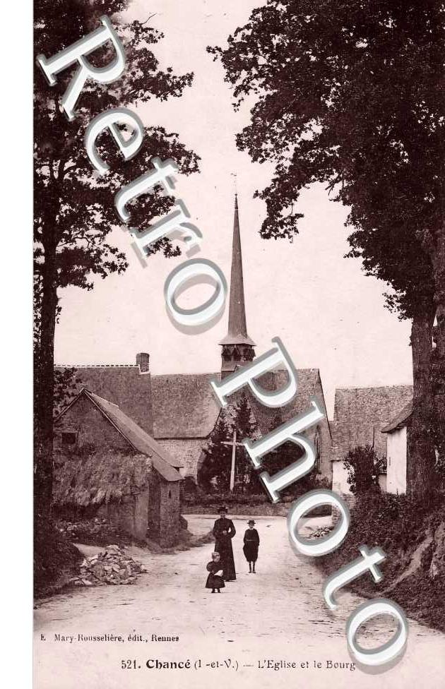 l'église et le bourg.