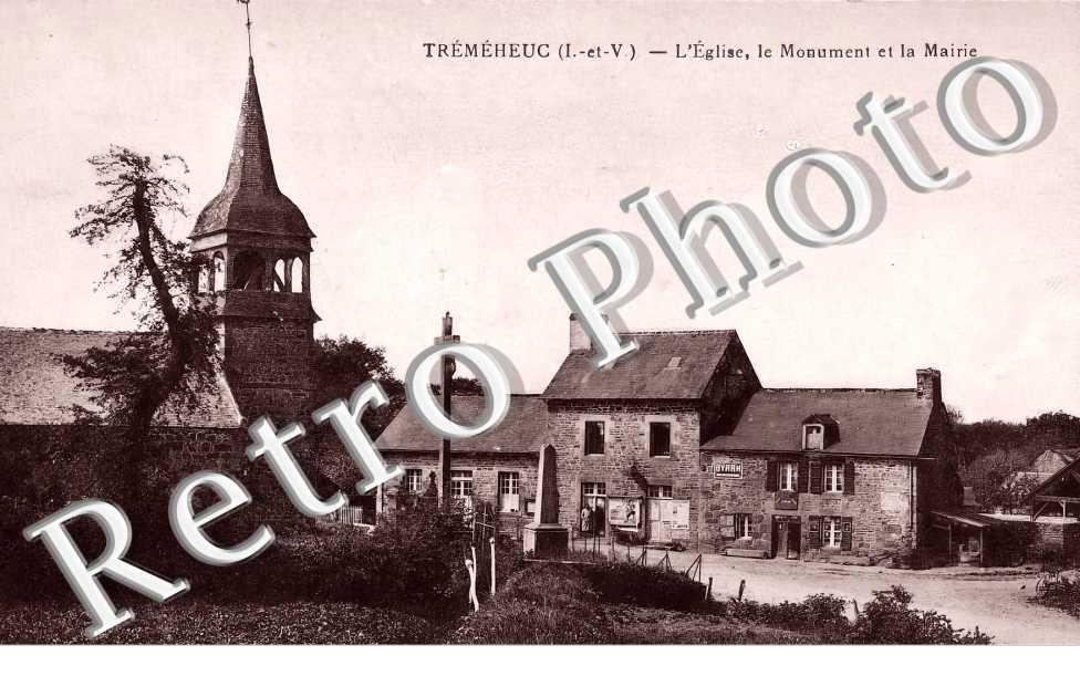 l'église, le monument et la marie.