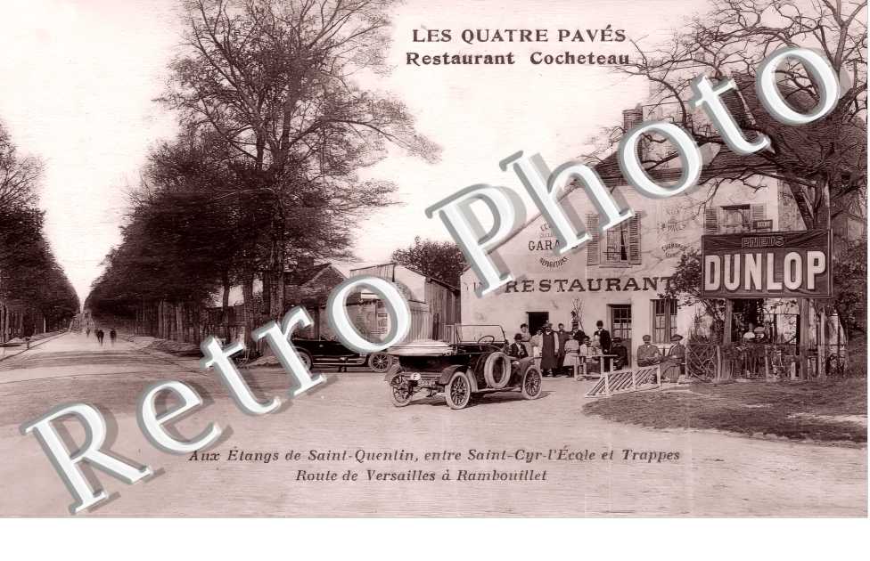 les Quatre Pavés. Restaurant Cocheteau. Aux étangs de Saint-Quentin