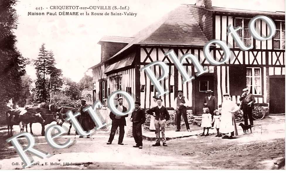 maison Paul Démare et la route de Saint-Valéry