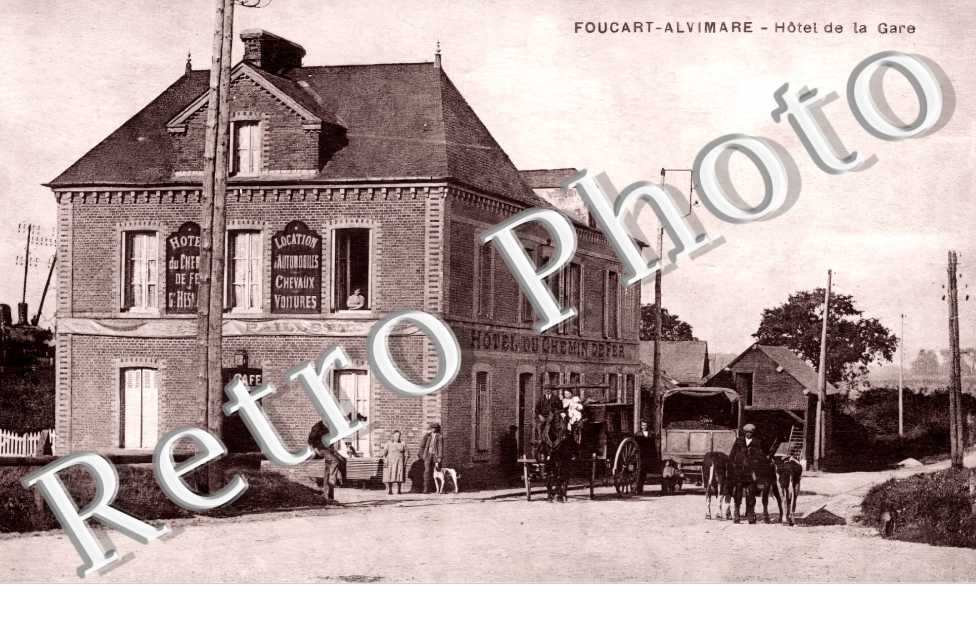 Foucart-Alvimare. Hôtel de la gare