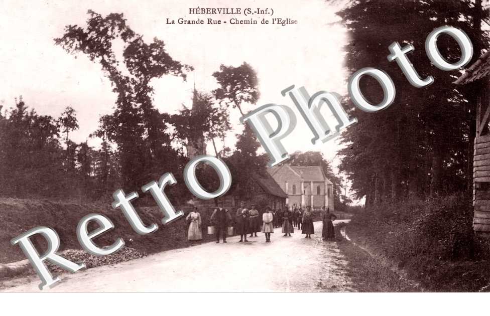 la grande rue. Chemin de l'église
