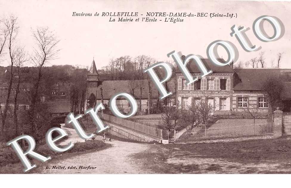 la mairie et l'école. L'église