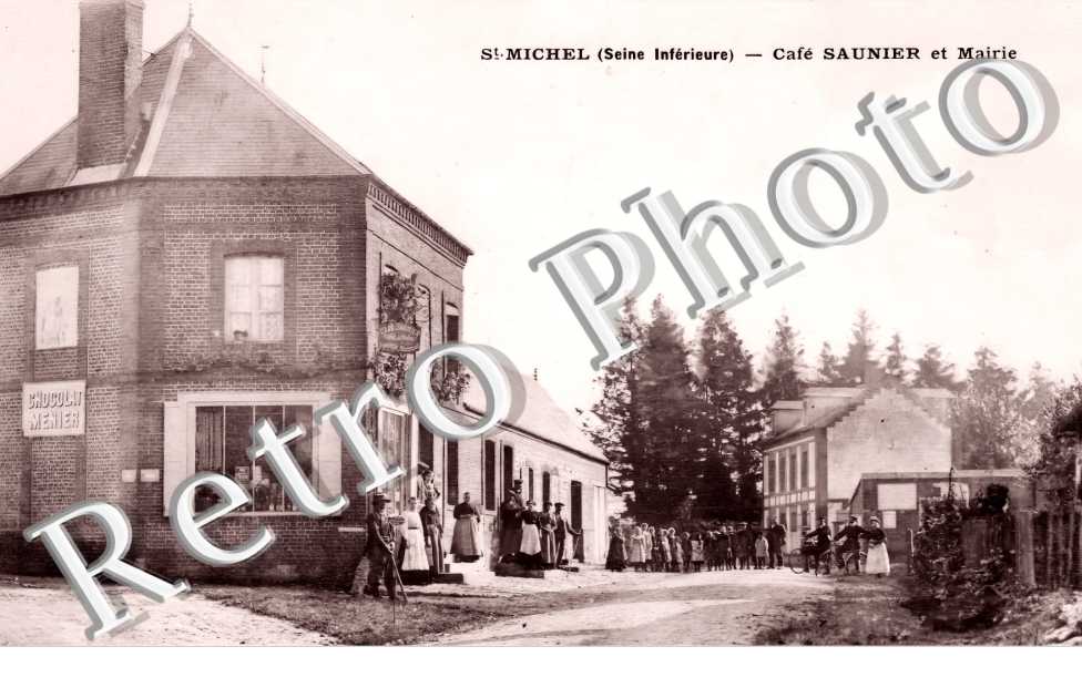 café Saunier et mairie