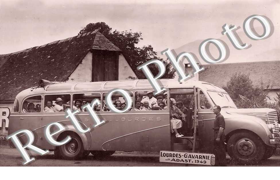 autobus Lourdes-Gavarnie - 1949
