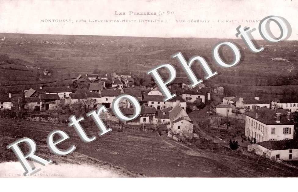 vue générale. En haut, Labarthe