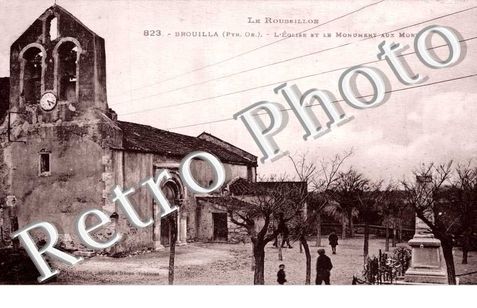 l'église et le monument aux morts