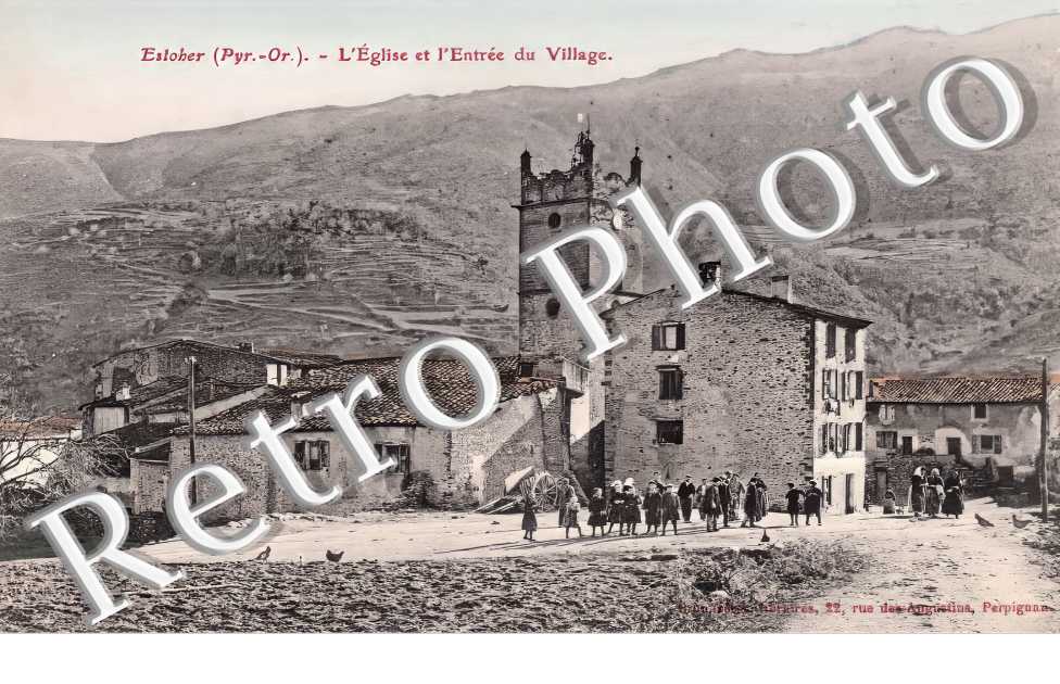 l'église et l'entrée du village
