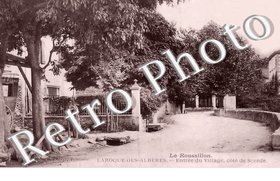 entrée du village , côté de Sorède