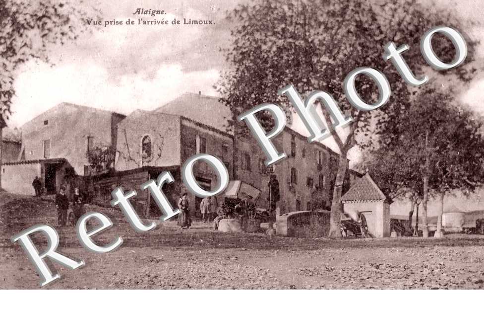 vue prise de l'arrivée de Limoux