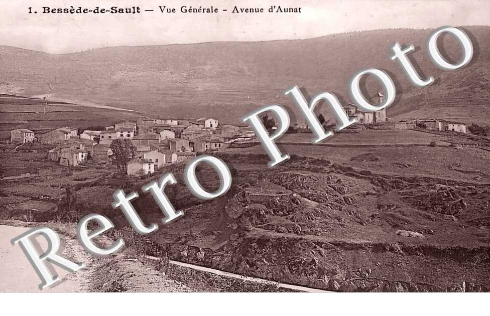 vue générale. Avenue d'Aunat