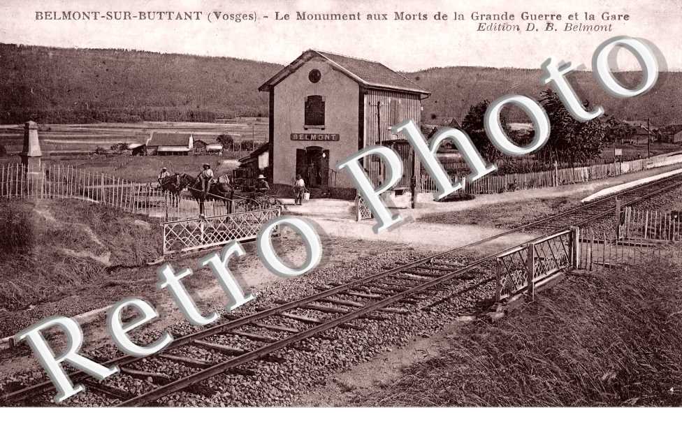 Le monument aux morts. La Gare