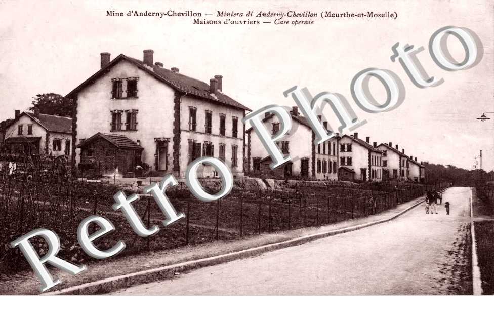 Mine d'Anderny-Chevillon. Maisons d'ouvriers