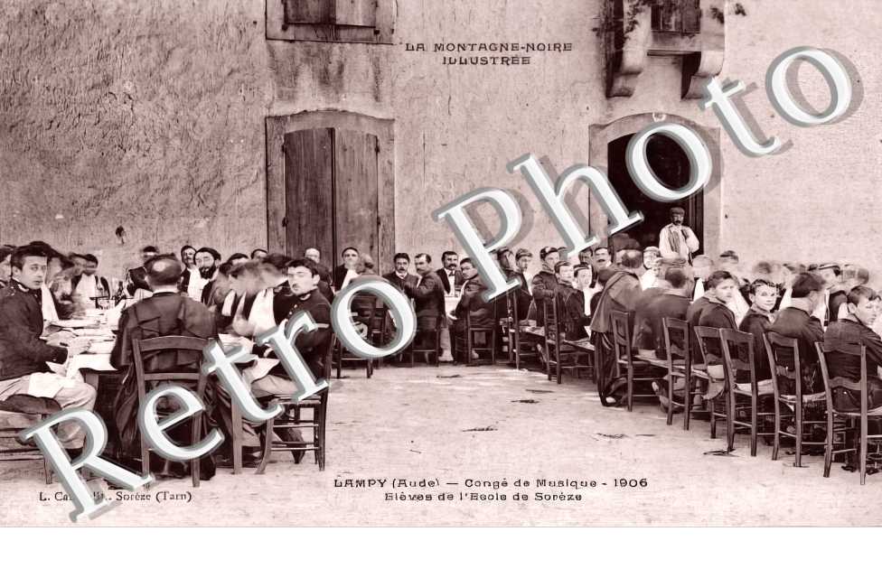 congé de musique 1906. Eleves de l'école de Sorèze